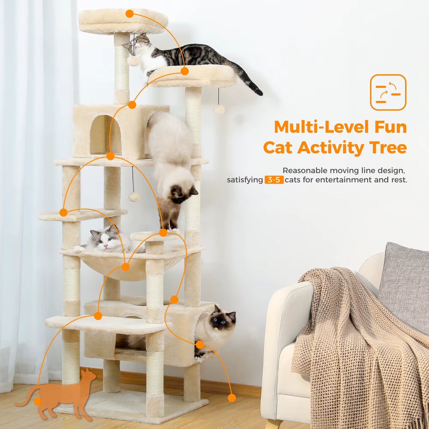 Furzys™ Deluxe Cat Tree