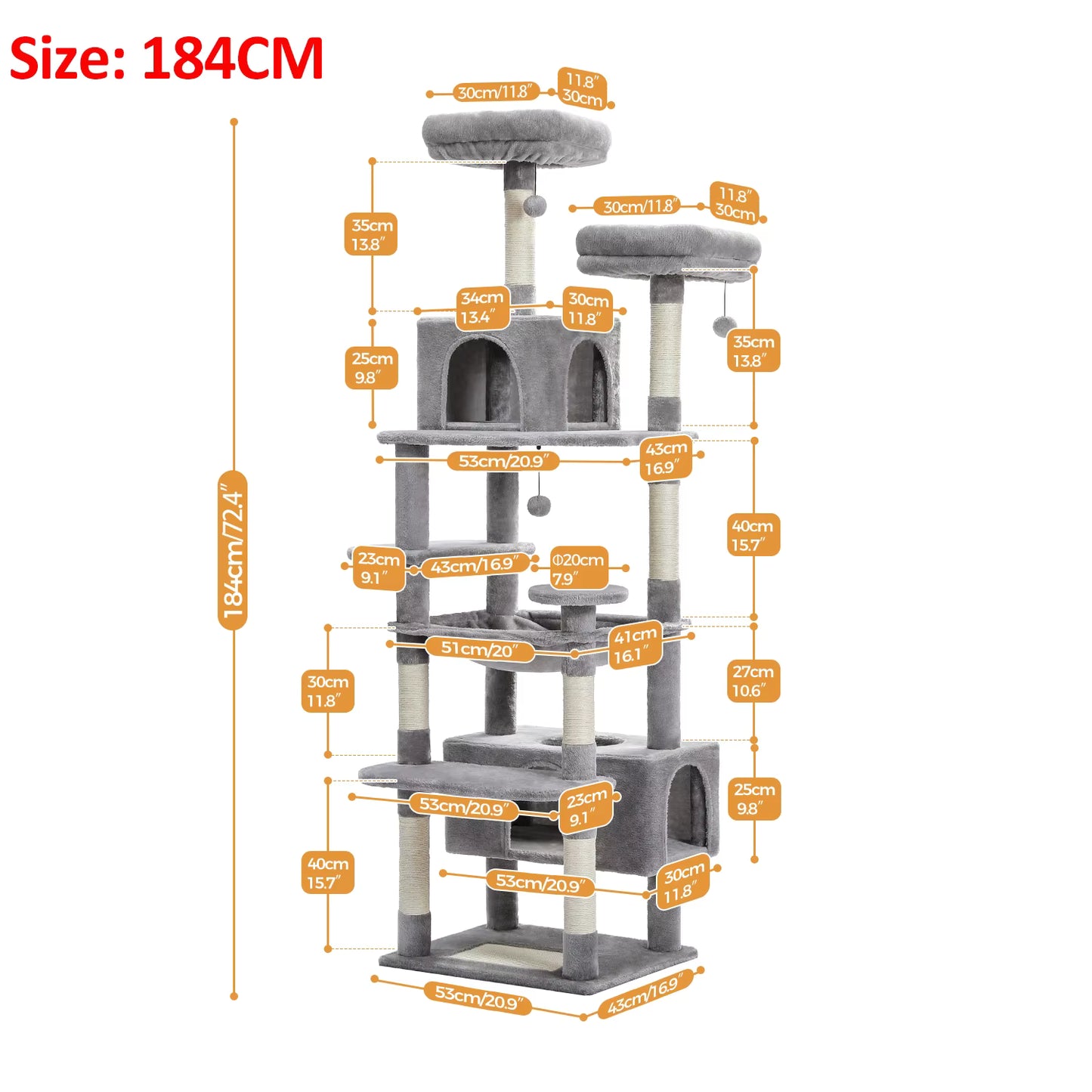Furzys™ Deluxe Cat Tree