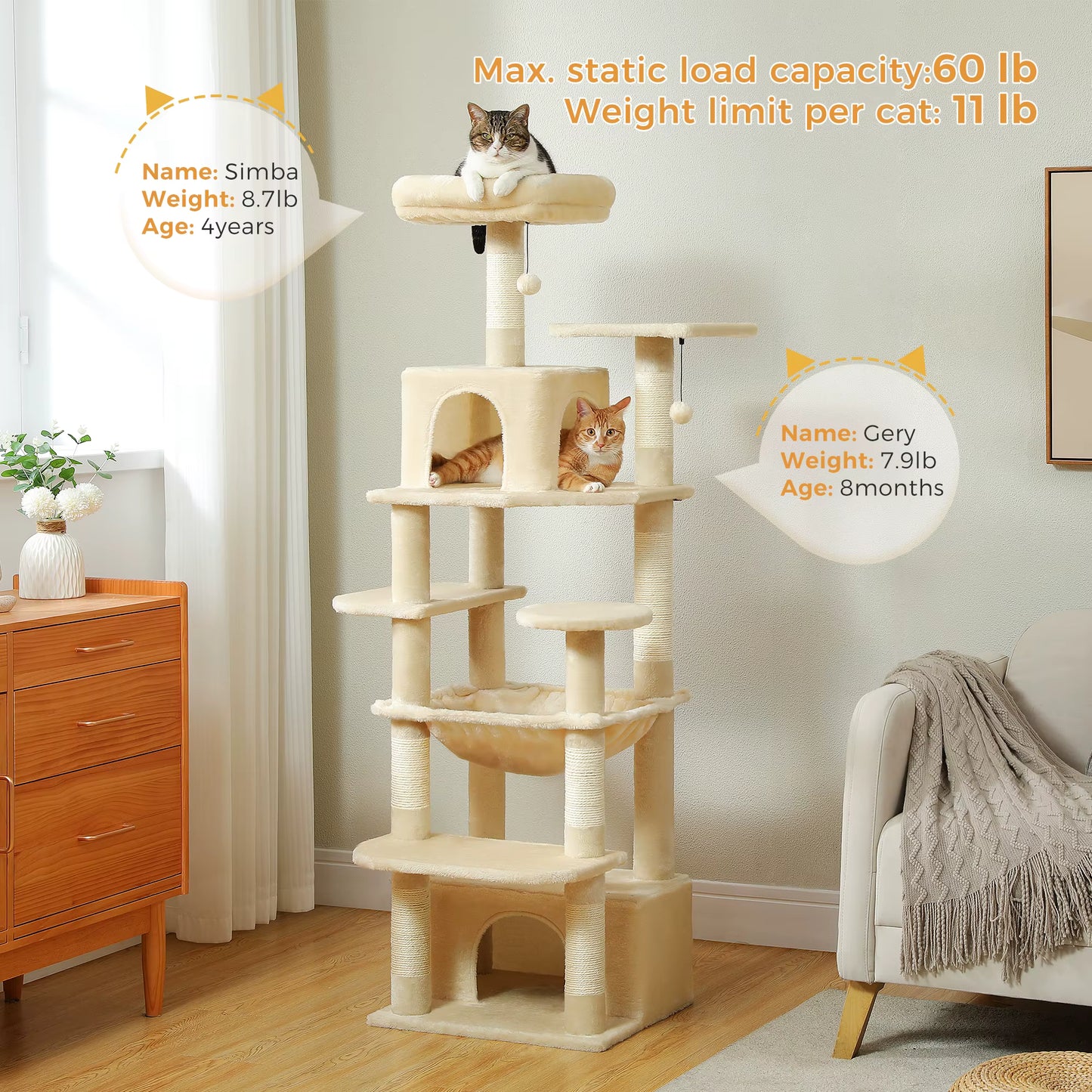 Furzys™ Deluxe Cat Tree
