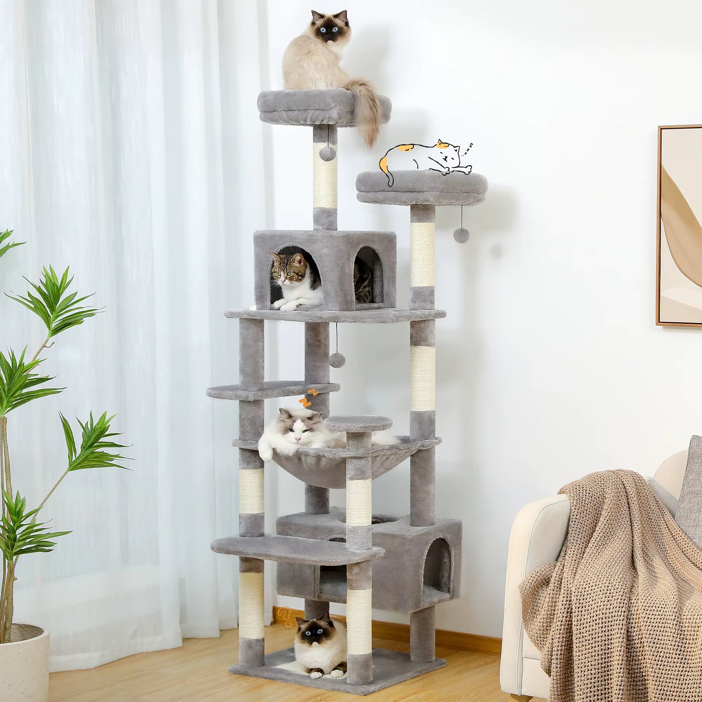 Furzys™ Deluxe Cat Tree