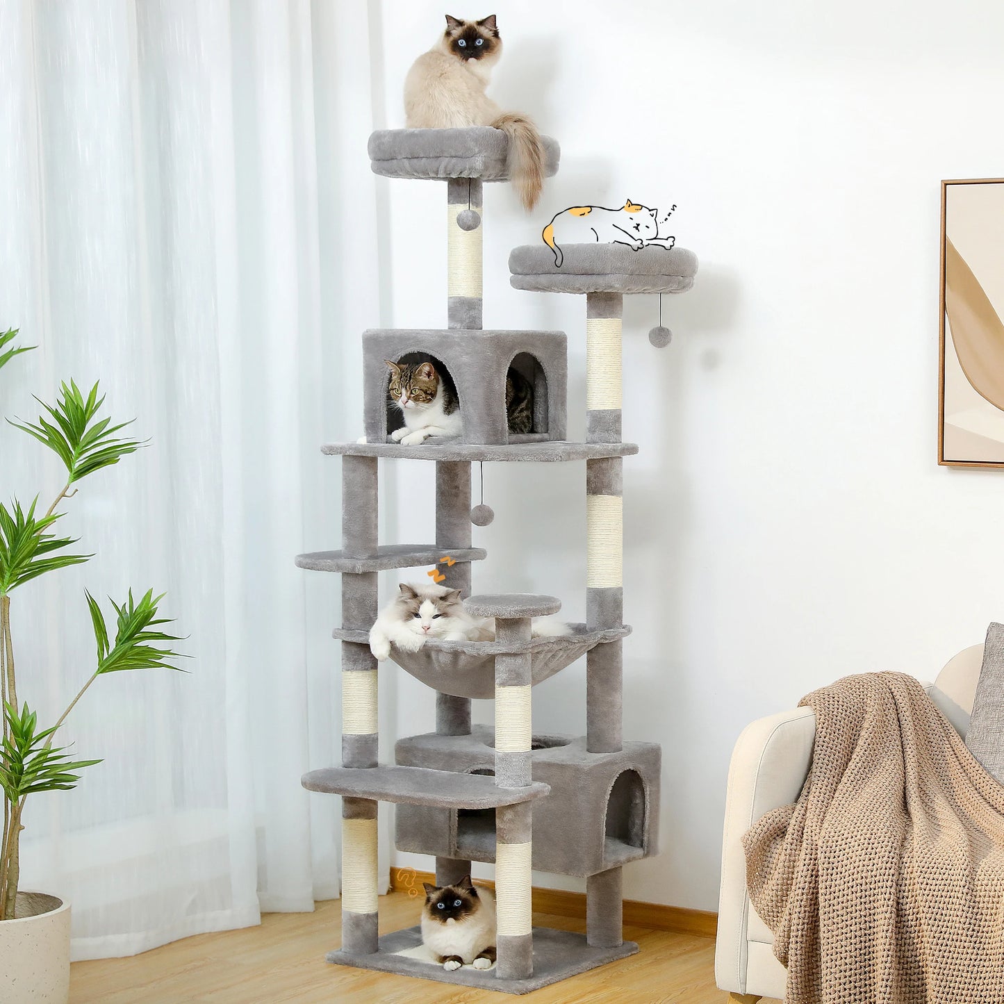 Furzys™ Deluxe Cat Tree