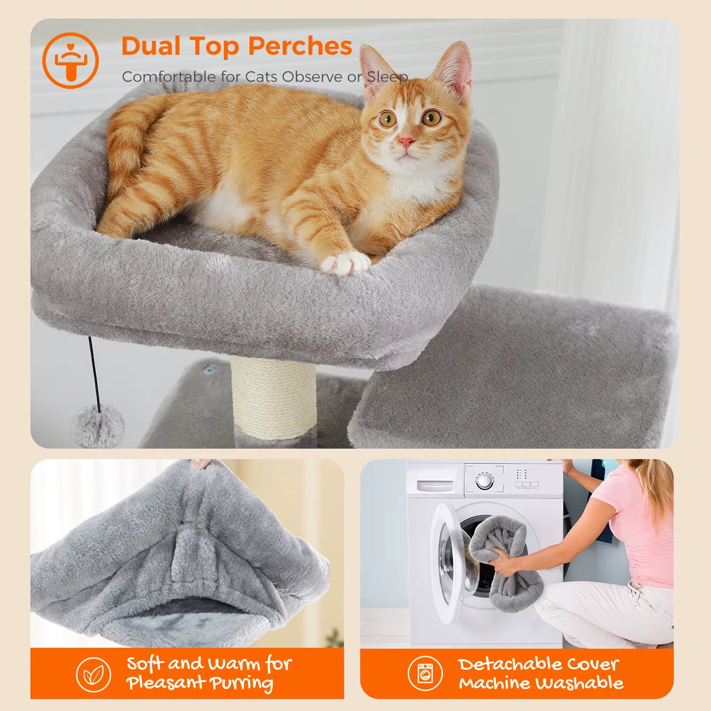 Furzys™ Deluxe Cat Tree